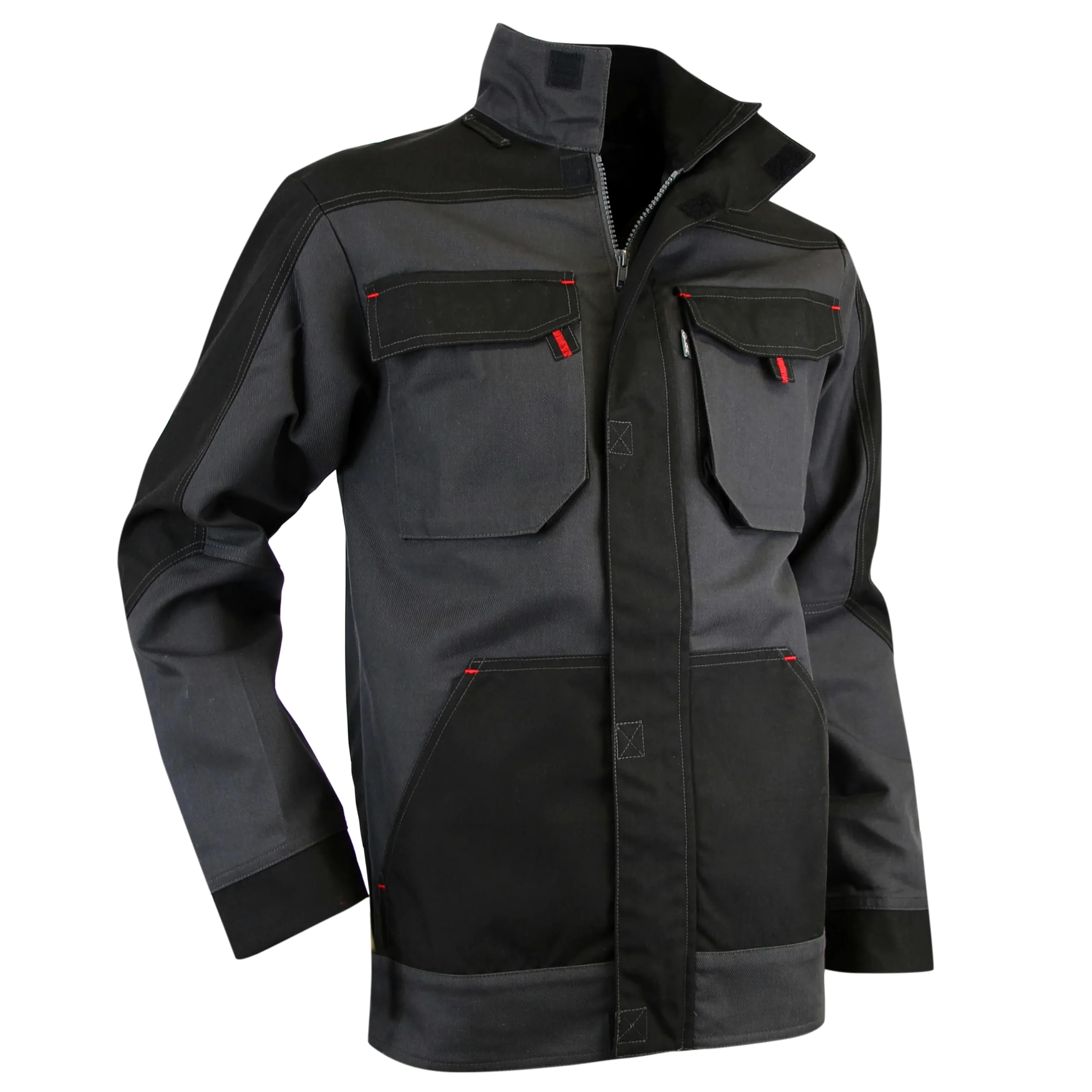 LMA WORKWEAR 1880 – Chaqueta de trabajo reforzada – 2064 CERÁMICA – Bicolor, multibolsillos, ultra resistente, ideal para BTP, Industria, Artesanía
