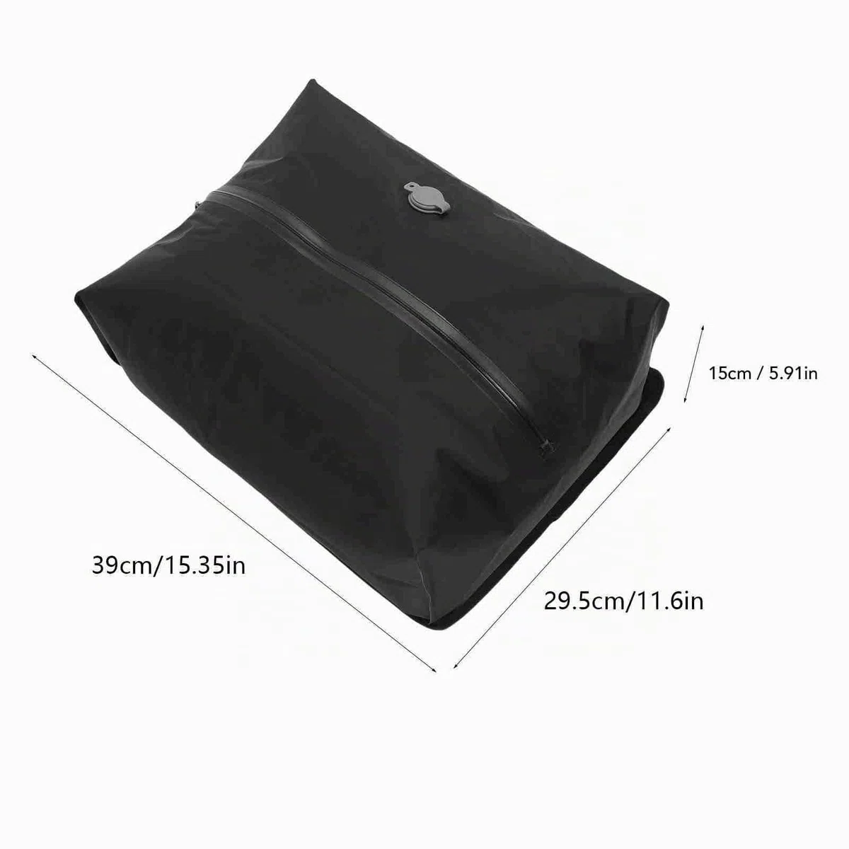 VBESTLIFE Bolsa de Vacío 16L para Viajar, Bolsa de Compresión Reutilizable de TPU 70D con Diseño Impermeable, Espacio de Ahorro para la Maleta, Mochila y Continuar (BLACK)