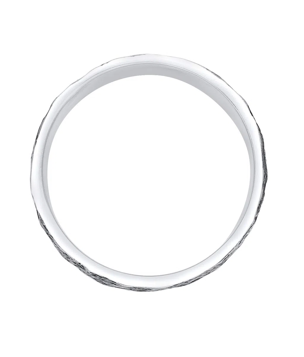 Kuzzoi Anillo para hombre (10 mm), forjado a mano, de plata 925