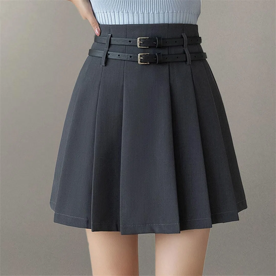 Minifaldas Plisadas De Verano para Mujer Faldas Cortas Acampanadas Sexis De Cintura Alta con Elegantes Pantalones Ajustados