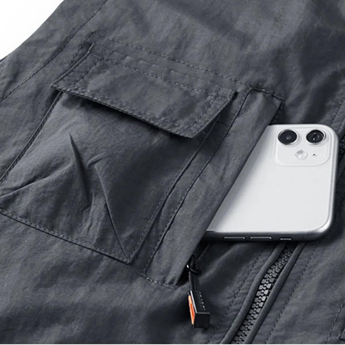 Chaleco Multibolsillos para Hombre Chaleco Transpirable Sin Mangas Chaqueta Casual Pesca Fotografía Chaleco Viaje