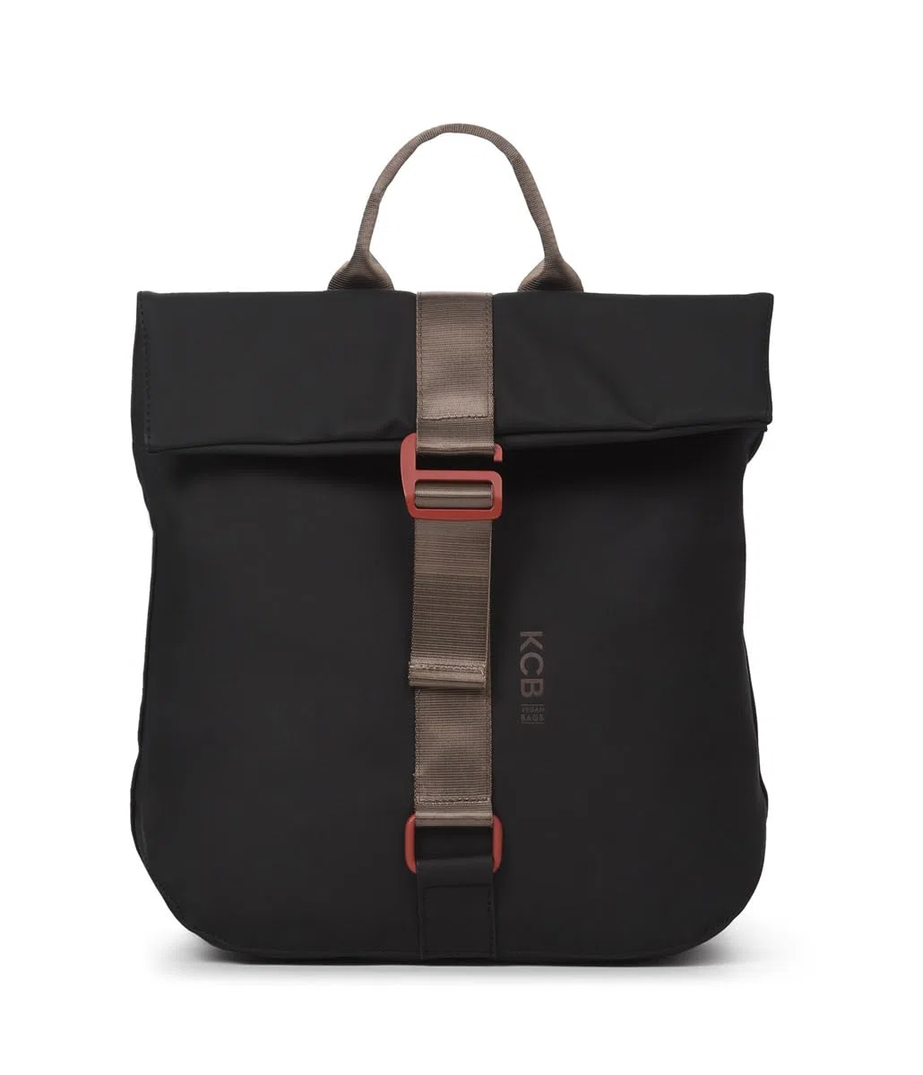 KCB Mochila Antirrobo Grande Chain | Seguro | 100% Vegano | Color Negro | Diseño Seguro y Espacioso | Bolsillos Multiusos con Cremallera | Material Resistente | Asas Ajustables