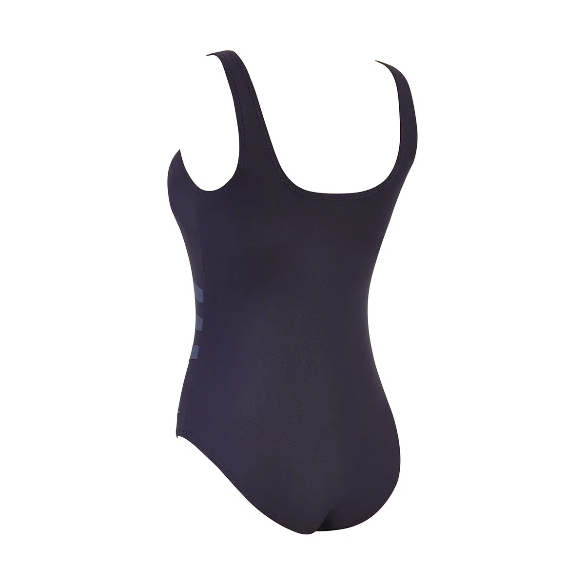 Zoggs Sandon Scoopback Bañador de Mujer – Bañador Reductor Vientre Plano, Copas de Espuma Fijas, Corte de Pierna Medio