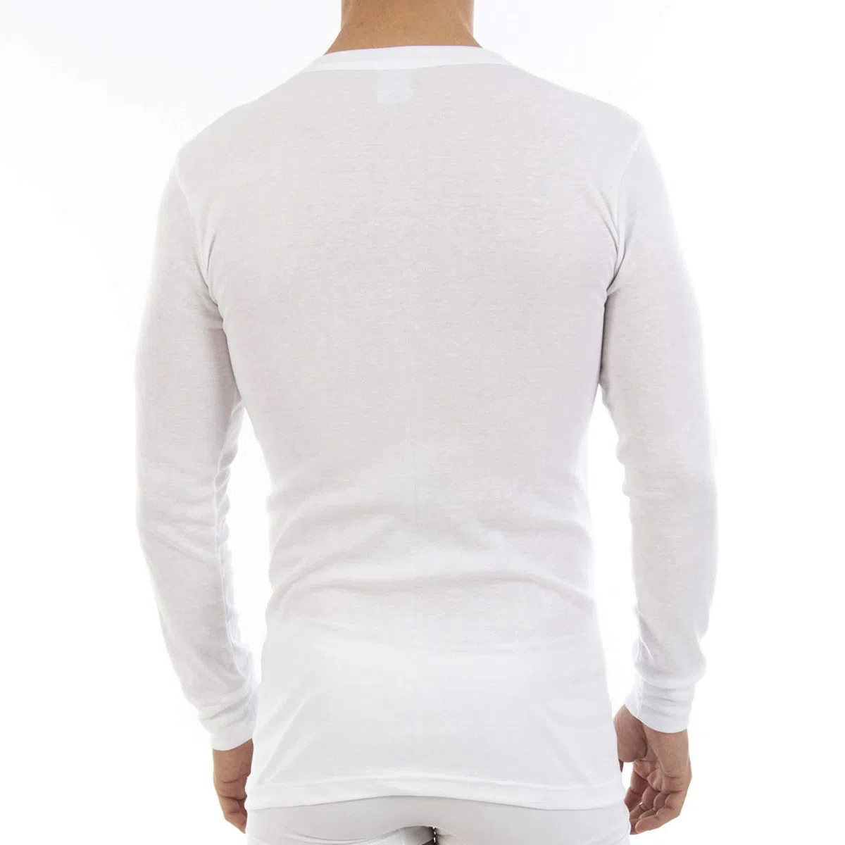 Lacotex Camiseta Interior Termal de Hombre | Camiseta Manga Larga y Cuello Redondo Térmica | Confort y Protección Térmica Interior | Pack Ahorro 6 Unidades | Talla S L103