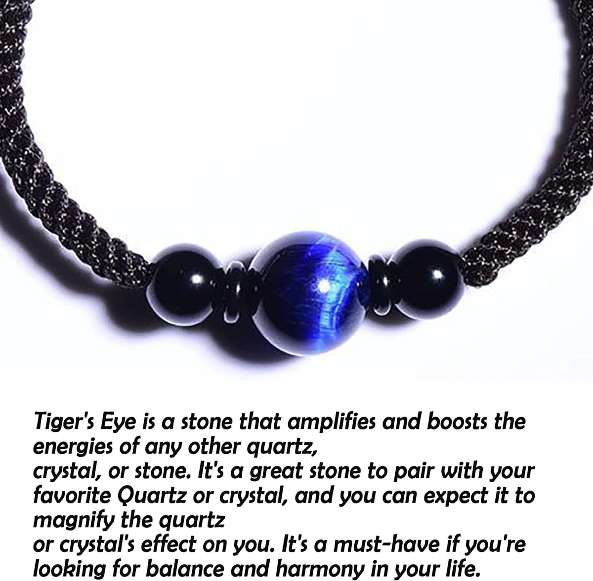 NZpost Pulsera de la Riqueza, Pulsera de Ojo de Tigre Azul, Pulsera Ajustable de Cristal, Pulsera de Mal de Ojo, Amuleto de protección, Pulsera de Hilo Rojo, Cristal cinabrio (Rojo)