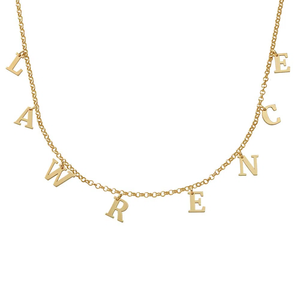 MyNameNecklace MYKA Gargantilla con Nombre Personalizado en Plata de Ley - Regalo Para Mujer, Regalo para Ella