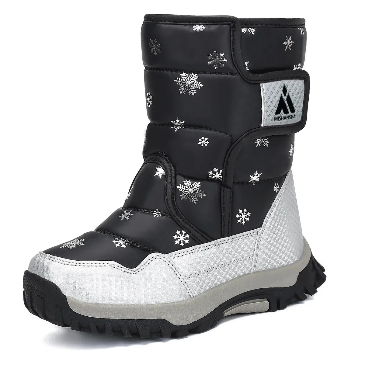 Mishansha Botas de Nieve Niña Niño Zapatos Calientes | Botas Unisex-niños Invierno，Cómodo con Forro，Impermeables，Antideslizante，para Actividades Como Camping，Esquí，Excursiones