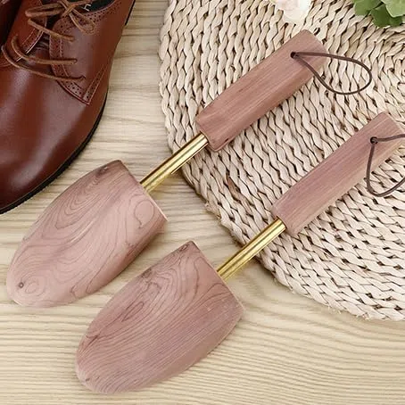 3 Pares De Soportes De Zapato De Cedro De Un Solo Tudo, Expansores De Zapatos Ajustables para Hombres Y Mujeres, Hormas De Zapato Moldeadoras Y Resistentes A Las Arrugas