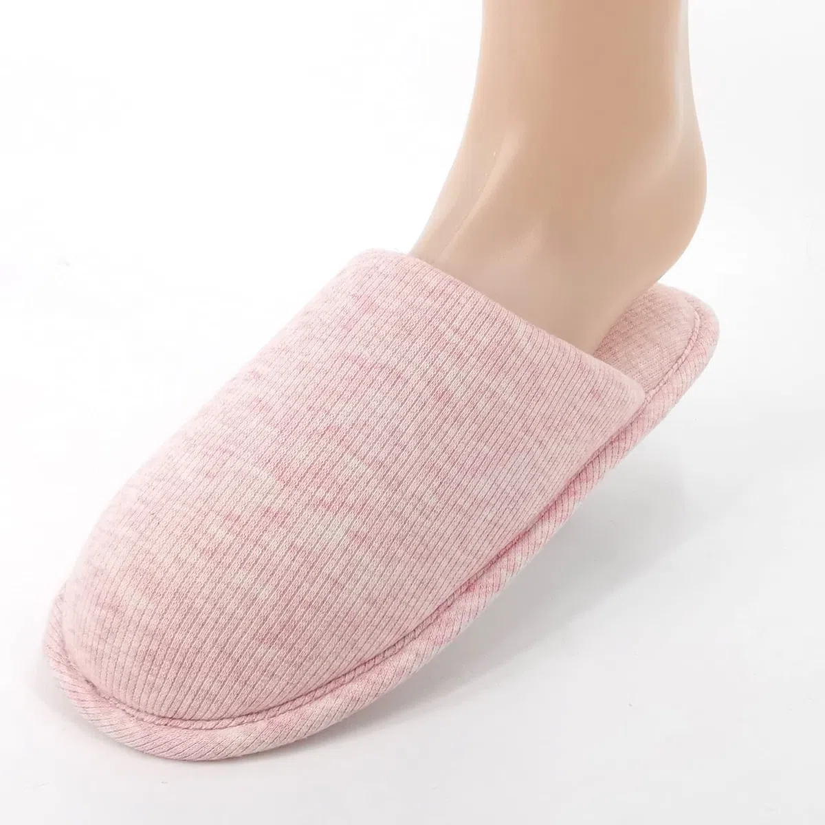 ofoot Zapatillas Casa Mujer Algodón con Espuma Viscoelástica, Pantuflas Suela de Goma Antideslizante Lavable para Dormitorio