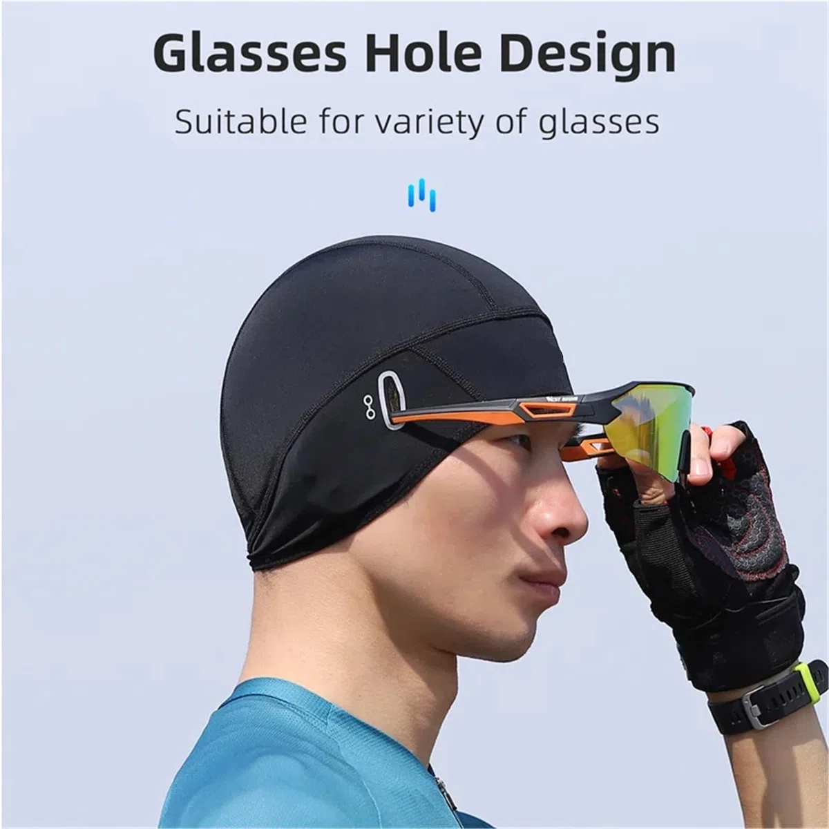 2 uds gorra de ciclismo máscara sombrero bicicleta Casco Bicicleta carretera sombreros para Ciclismo