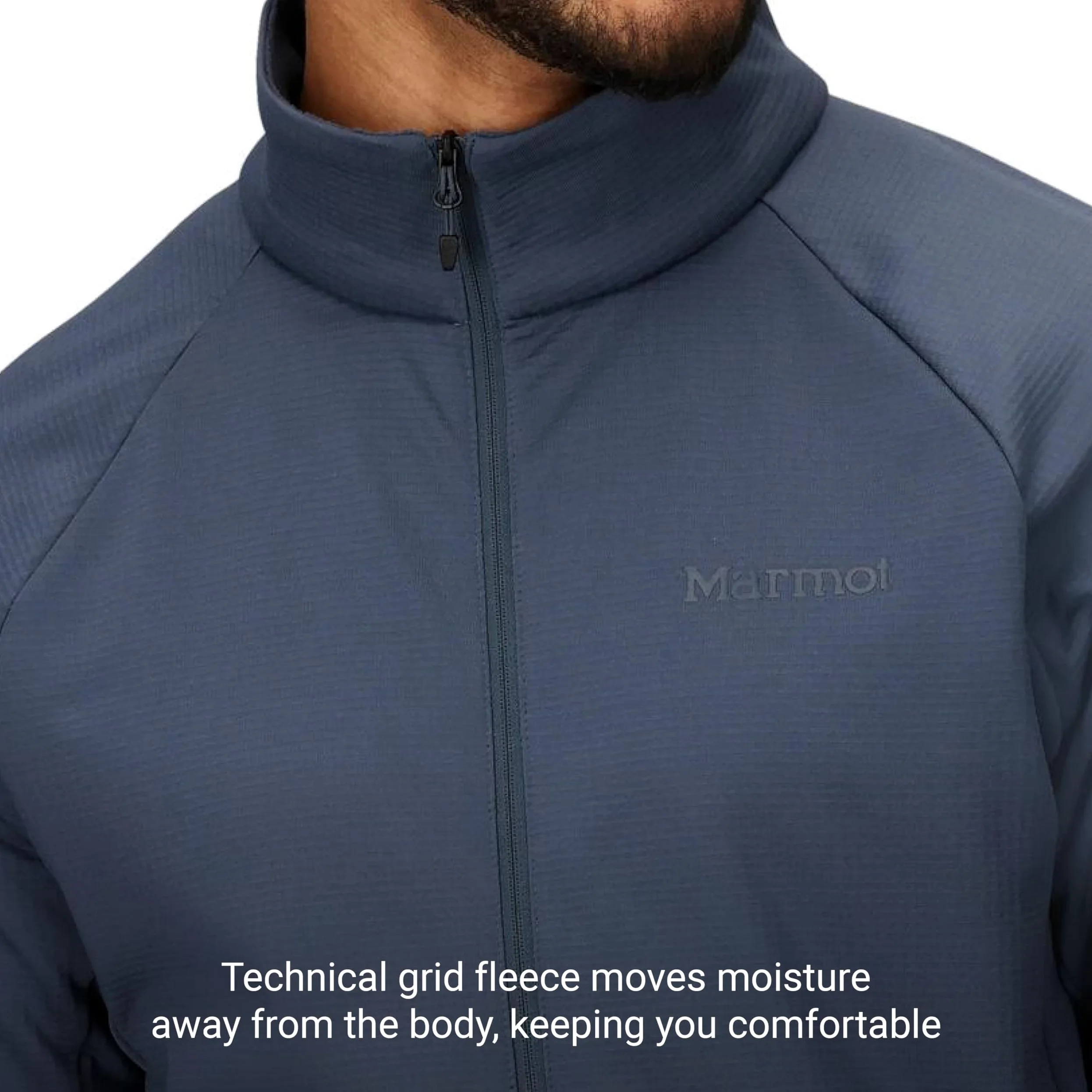 Marmot Leconte Fleece Jacket Chaqueta polar cálida, chaqueta con cremallera completa, transpirable, a prueba de viento, plegable, ideal para excursiones y para esquí Hombre (Pack de 1)