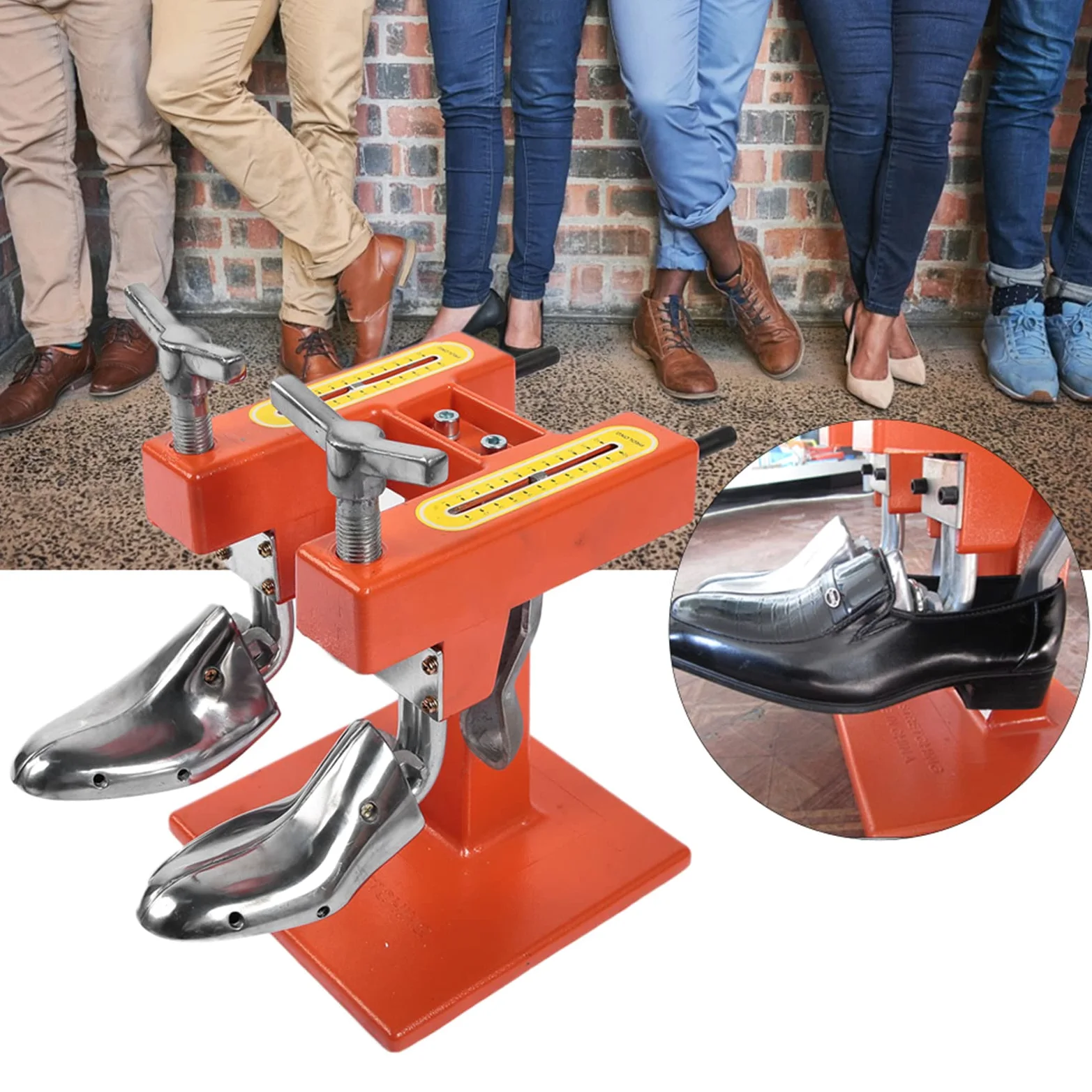 Expansor de Zapatos Unidireccional, Herramienta Ajustable para Estirar Zapatos, Perfecto para Hombres, Mujeres y Niños con Operación Cómoda