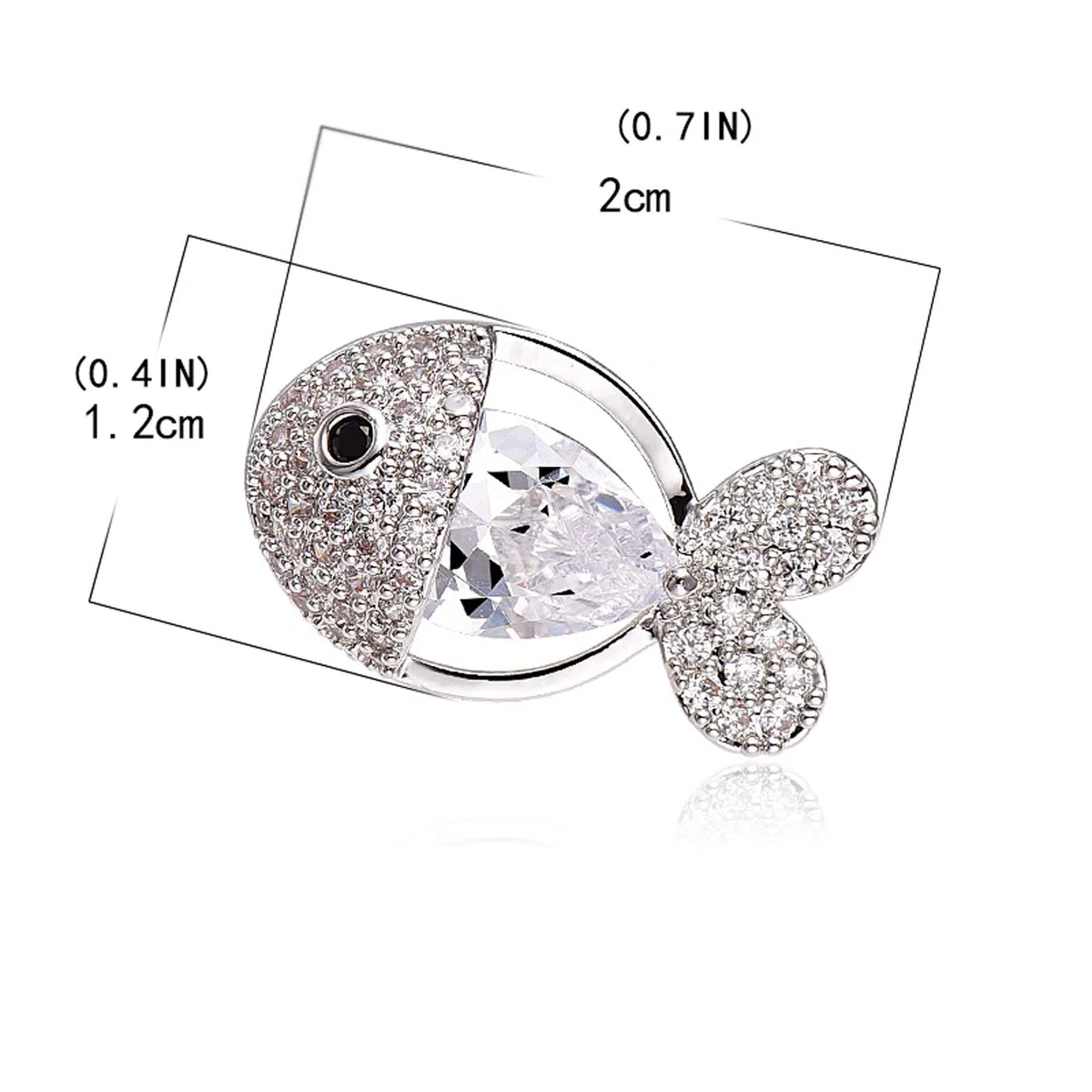 WXKAGF Broche para Mujer, Broche de Animal de Moda, Broche Exquisito y Lindo, Hebilla Decorativa de Lujo para Ropa, joyería para Mujer, Regalo de Fiesta, Broches exquisitos