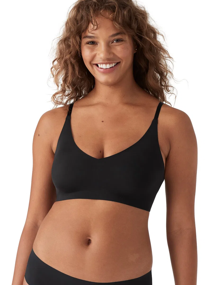 True & Co True Body Boost Triangle-Sujetador con Tirantes Convertibles, Opaco para Mujer