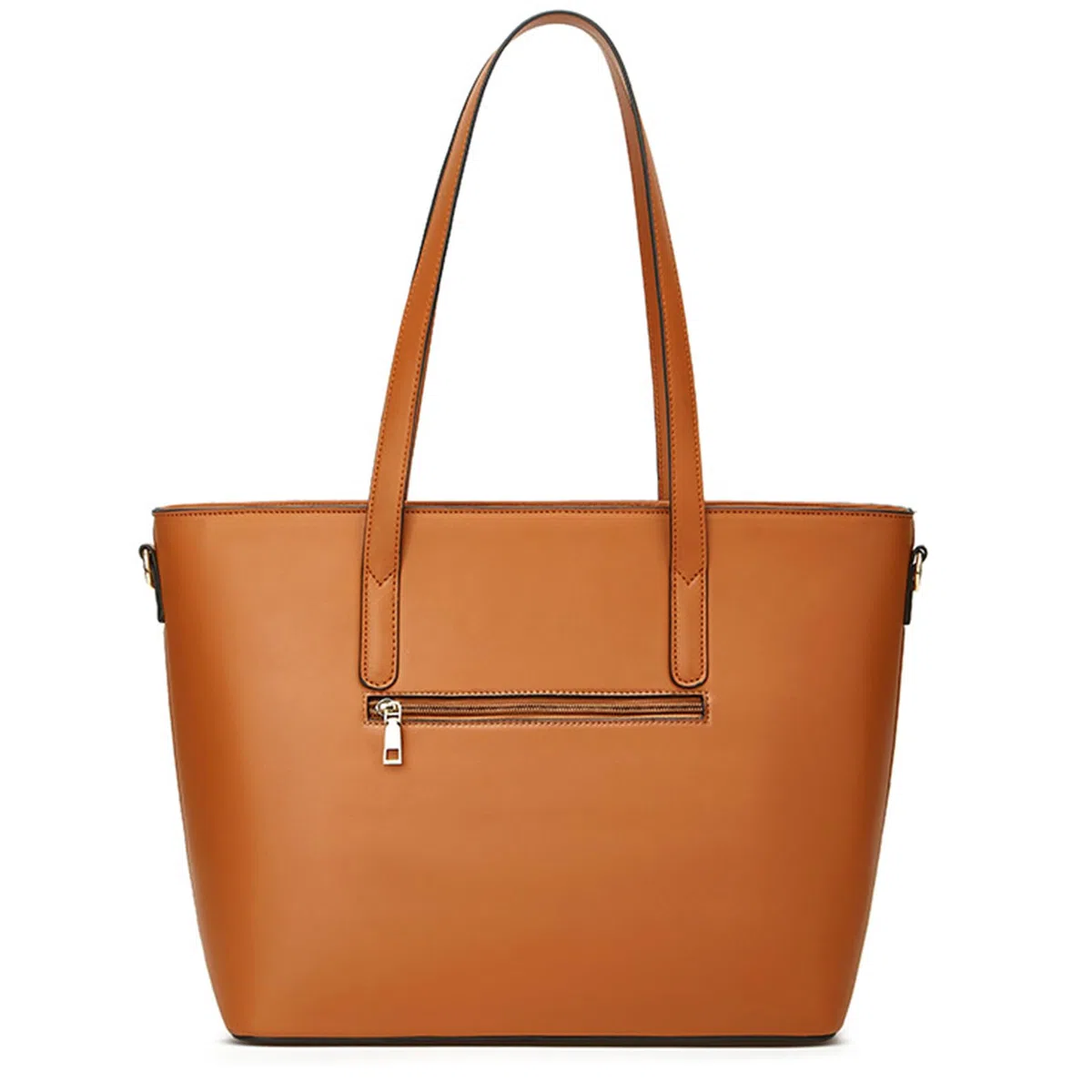 Bolso de mano de PU con cremallera y bolsillo interior para teléfono móvil, bolso de mano de moda para uso diario, bolso ligero