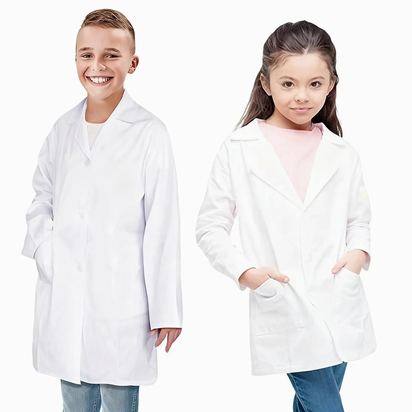 Bata Blanca Niña, Bata de Laboratorio Hombre Mujer