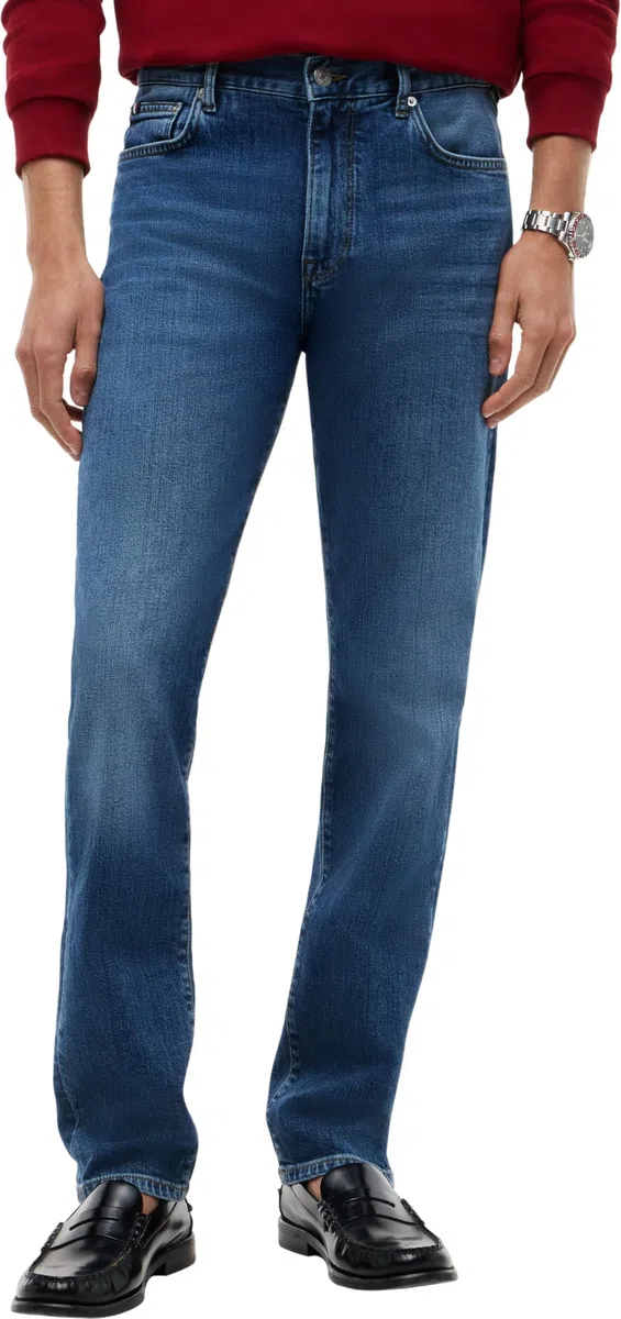 Tommy Hilfiger Slim Straight Denton Cobalt Blue Mw0mw42317 - Recto Hombre