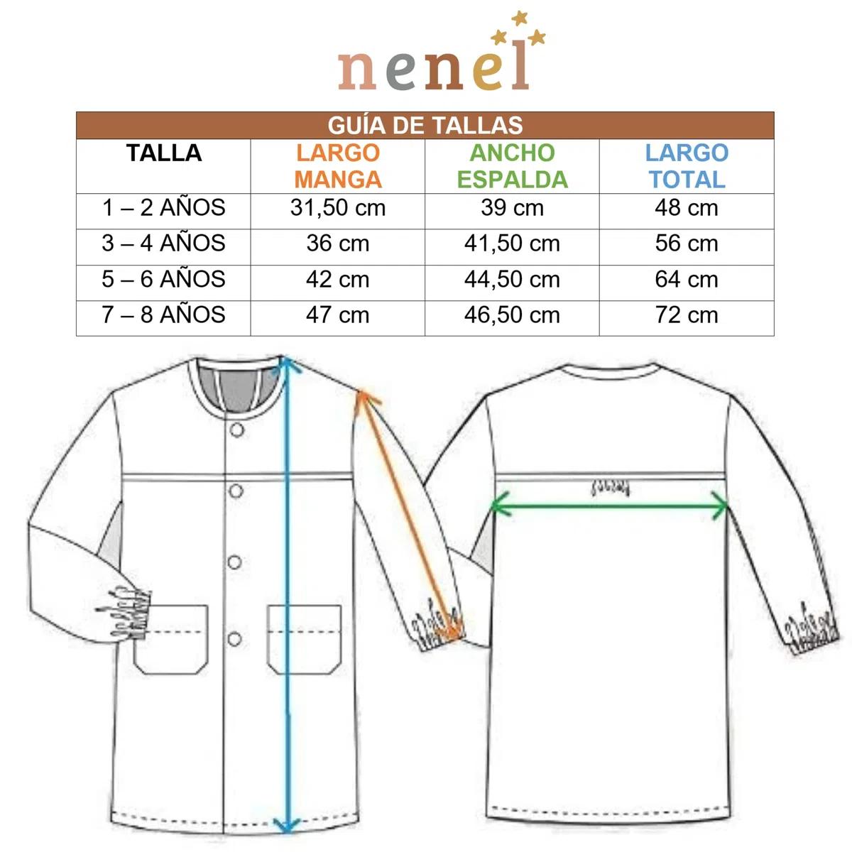 Conjunto Escolar para Colegio o guardería: Mandilón, babi o Bata Escolar + Bolsa merienda Bordado con el Nombre. Modelo Marvel – Nenel (1-2 años, Negro/Rojo)