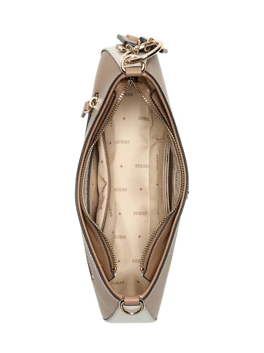 GUESS Noelle II Top Zip Shoulder Bag - Bolsa de hombro Mujer