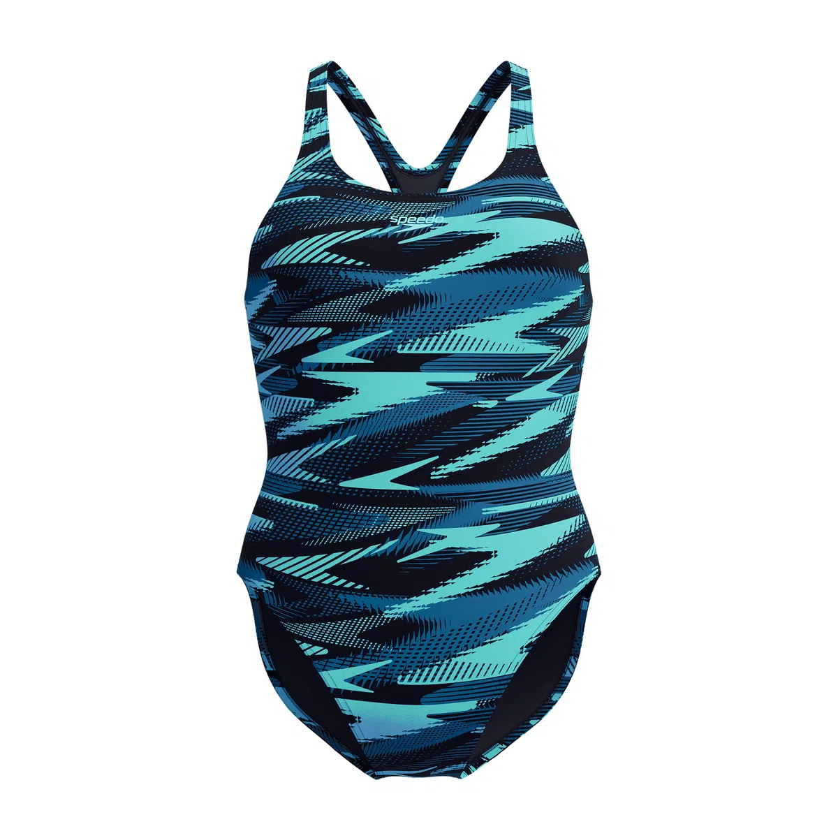Speedo Mujer Hyperboom ALover Medalist Swimsuit |Quick Drying | Fitnes | Chlorine Resistant, Dark Teal, 32