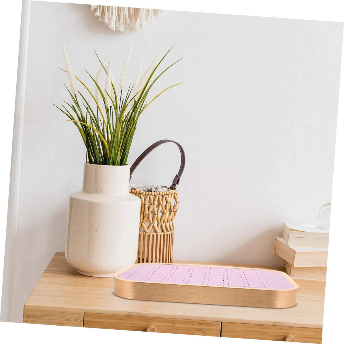 Gatuida Bandeja Organizadora para Joyas de Terciopelo Compartimentos Apilables Inserto para Soporte para Anillos Pendientes y Collares Diseño Rectangular Compacto para Mujeres y Niñas