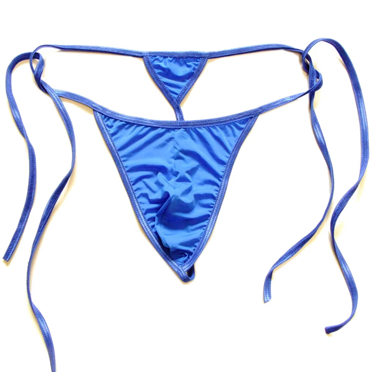 Ropa interior sexy para hombre, con lazo lateral, tanga cómoda en T