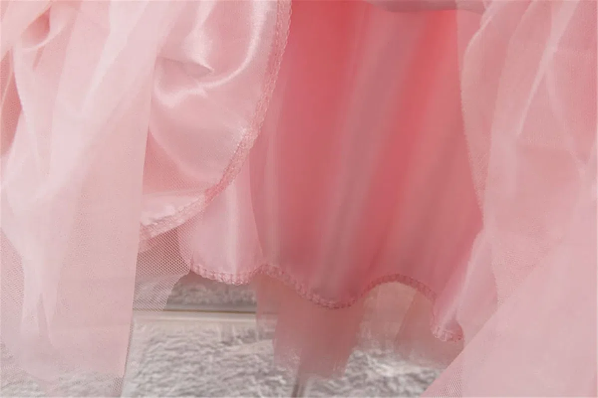 SePkus Faldas de Tul de 4 Capas, Falda de Tul para Mujer, Falda Midi Plisada de Cintura Alta elástica para Mujer (Borgoña, Talla única)
