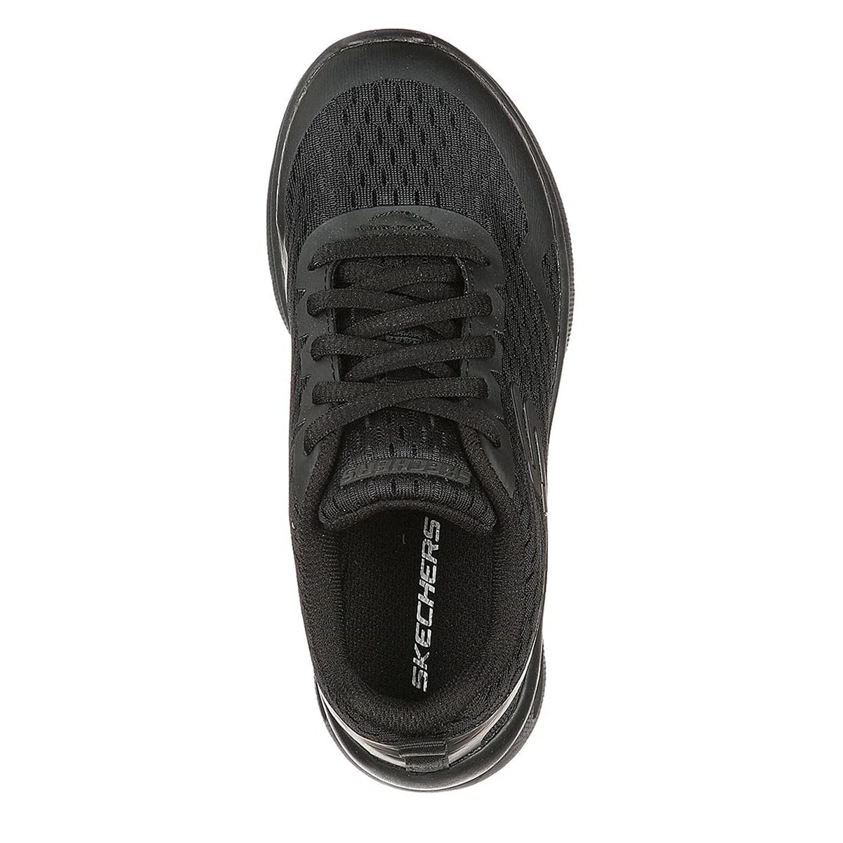 Skechers MICROSPEC MAX, Zapatillas para Niños, Black Textile & Trim, 37 EU