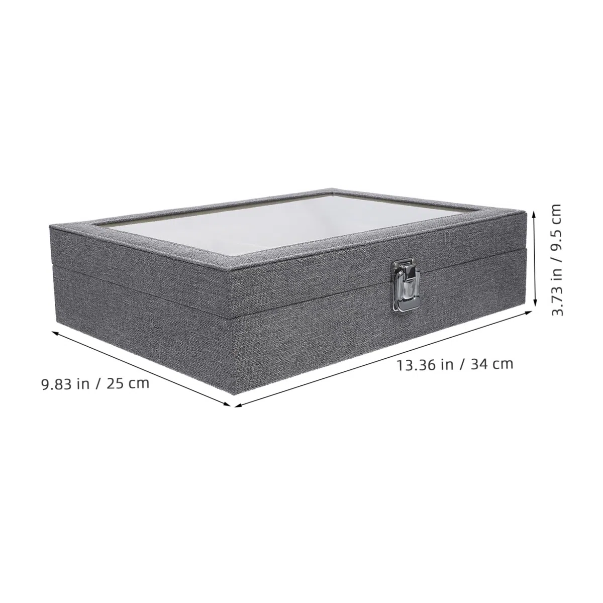 Organizador de Gafas y Lentes con Compartimentos Caja Expositora Transparente Gafas de Sol y Accesorios Almacenamiento Práctico