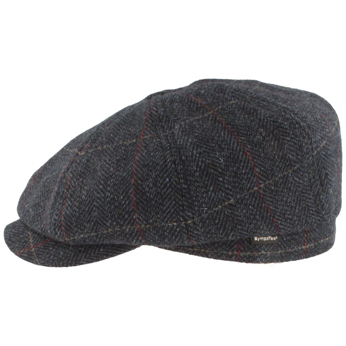 Breiter Gorro de invierno con membrana Sympatex y protección para las orejas plegable, 8 piezas, de lana, 61, azul tendencia, 61