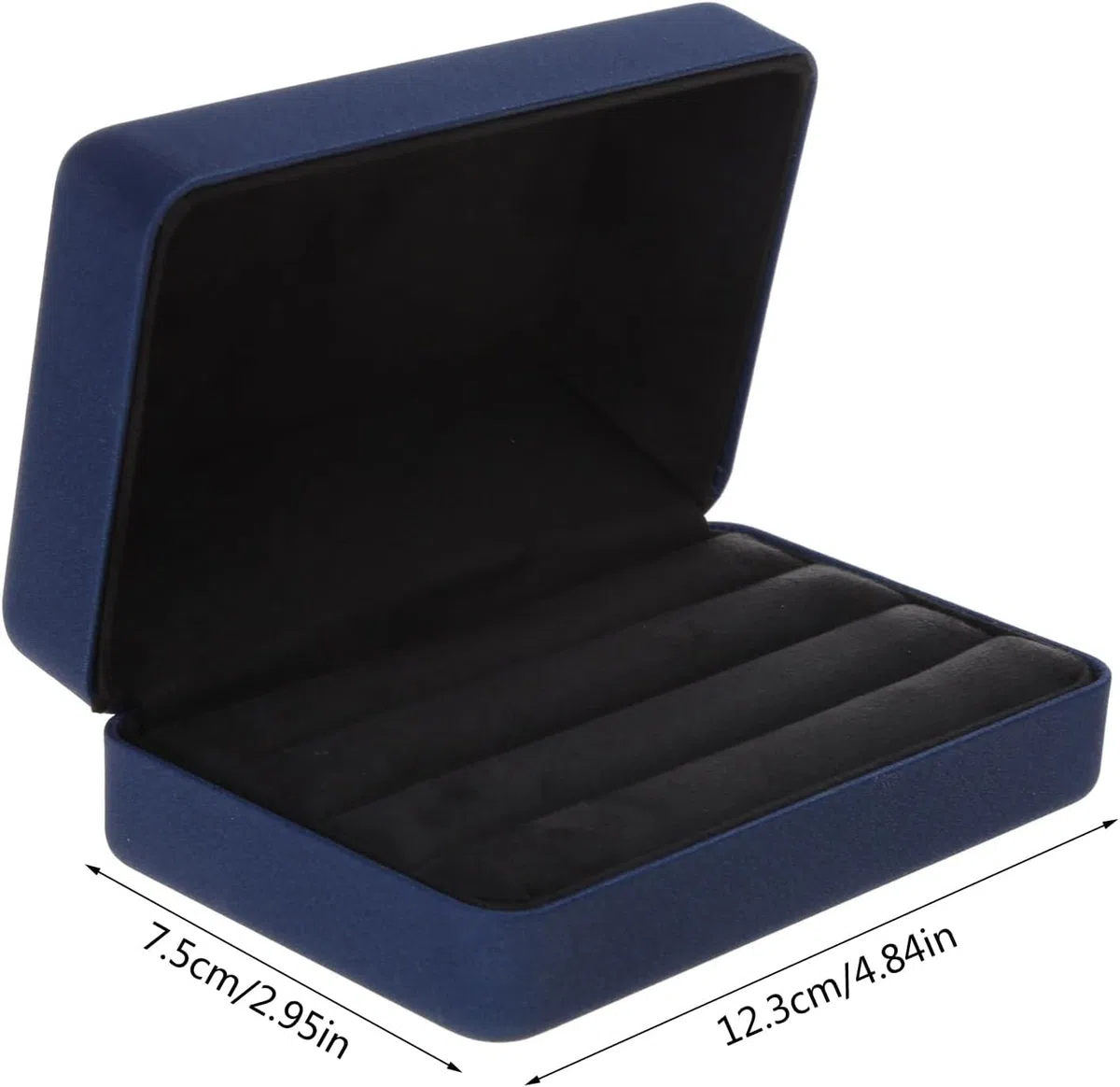 MRKU Estuche portátil para Guardar Joyas, Organizador de Anillos pequeño, Bandeja para Guardar Anillos, Apto para Mujeres y niñas, Bandeja para Guardar Varios Anillos