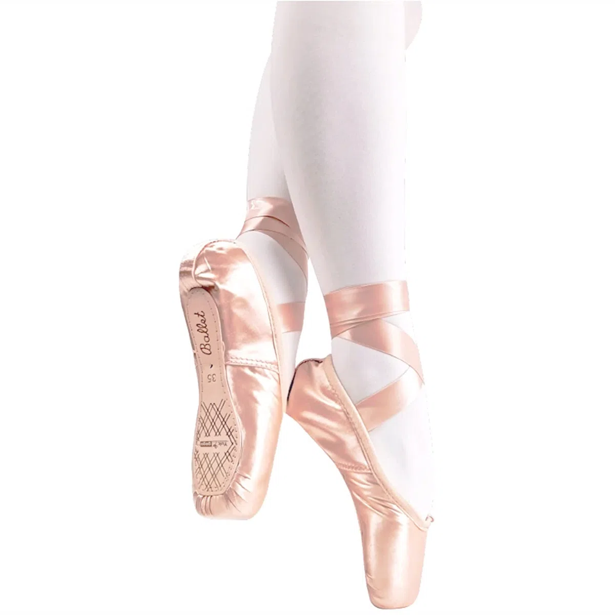 Zapatillas Ballet Ballet de adultos Niños Zapatos de Pointe Desnudo / Negro / Rojo satén de las muchachas de las mujeres Zapatos de danza profesional con cintas de silicona del cojín del dedo del pie