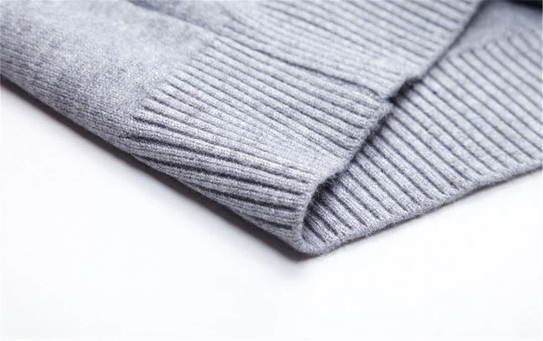 Hamthuit Suéter de cuello alto para hombre de invierno suéter de punto delgado suéteres de los hombres casuales elásticos de cuello alto suéteres