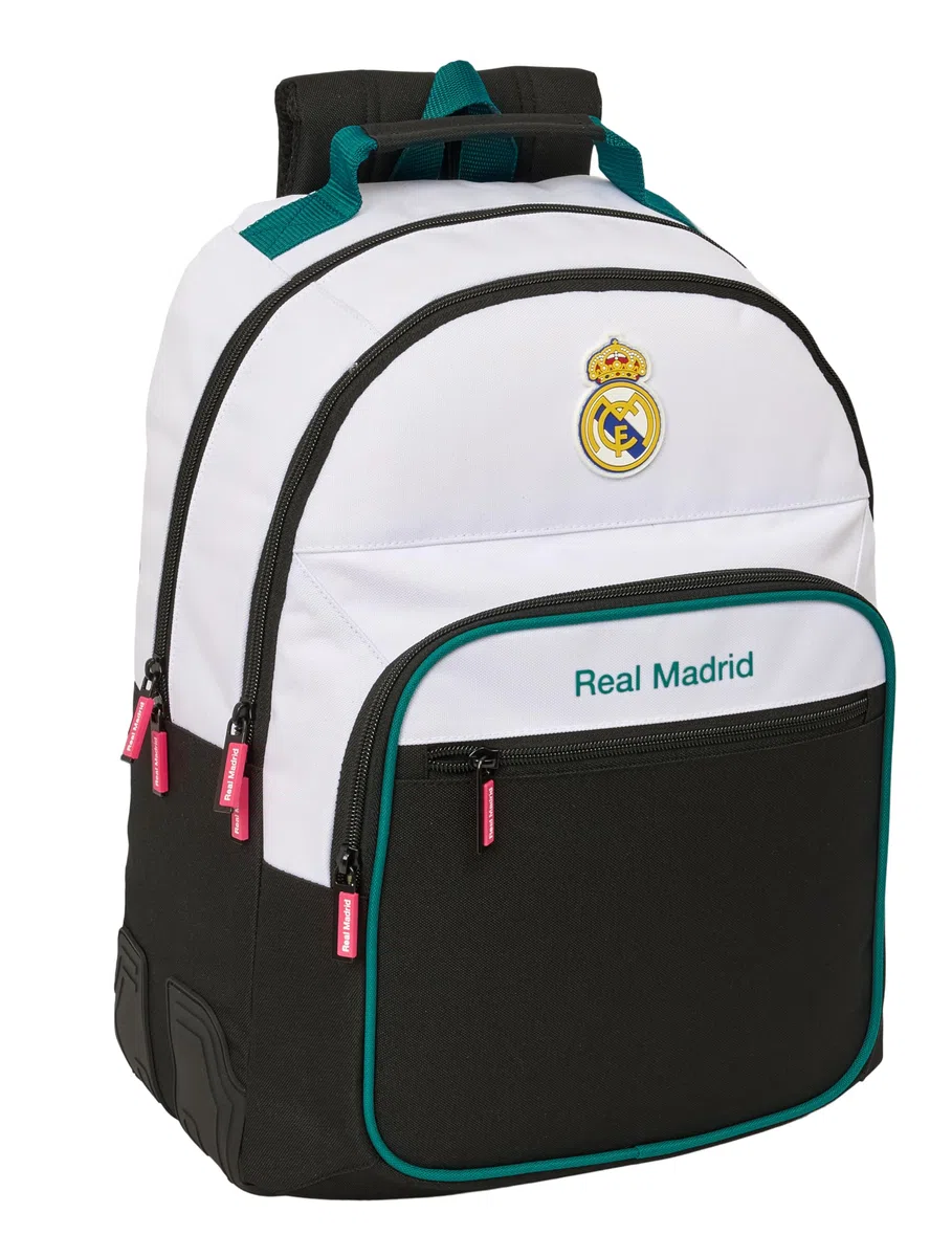 REAL MADRID EQUIPACIÓN 26/27 - Mochila Escolar Infantil, Ideal para Niños de Diferentes Edades, Cómoda y Versátil, Calidad y Resistencia, 32x15x42 cm