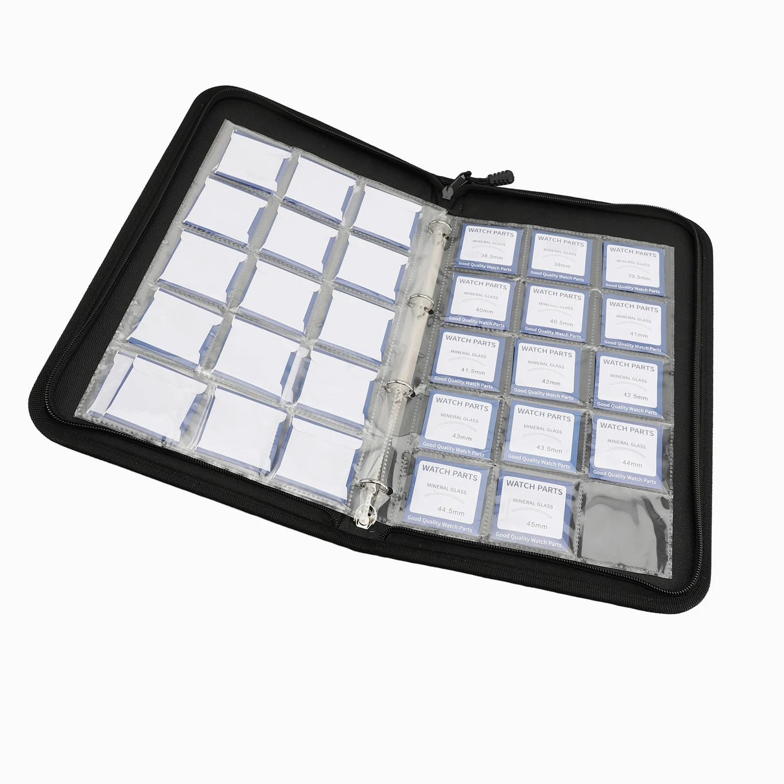 Juego de Lentes de Cristal de Reloj de Doble Cúpula de 59 Piezas para un Reemplazo Preciso, Vidrio Mineral para Relojeros, Transparencia de Cristal Transparente