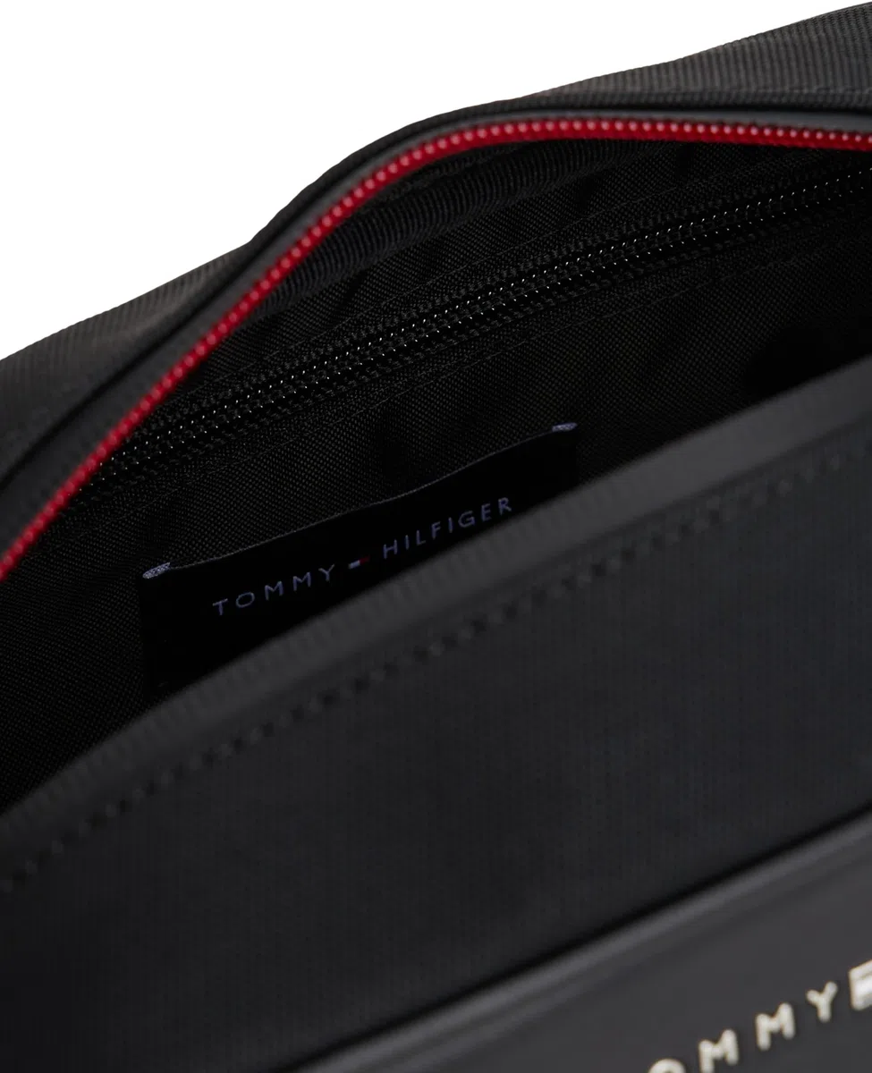 Tommy Hilfiger TH Foundation WASHBAG AM0AM13747 - Bolsa de Lavado para Hombre, Color Negro (Negro), Talla única