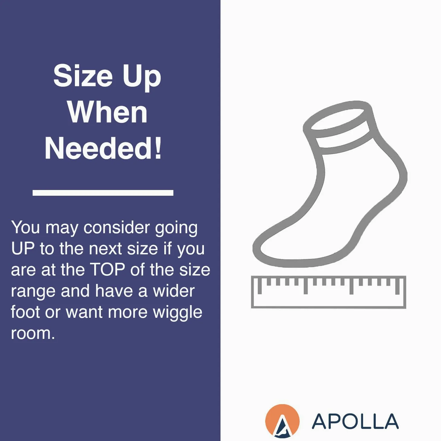 Apolla The Joule - Calcetines de compresión para hombre y mujer, 20-30 mmHg, como se ve en Shark Tank, soporte de arco, 1 par