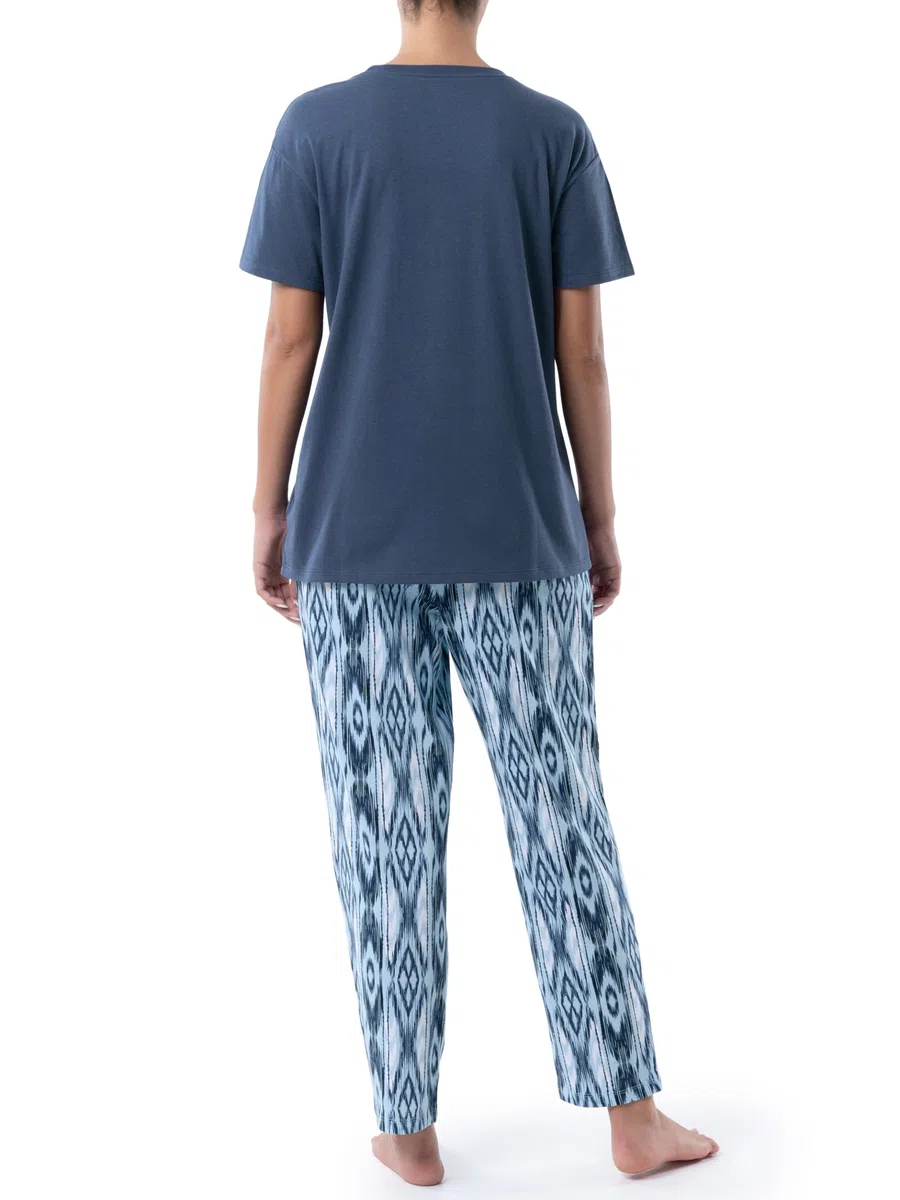 Wrangler Conjunto de Pijama de Manga Corta Y Pantalones Estampados Juego de Pijama Mujer