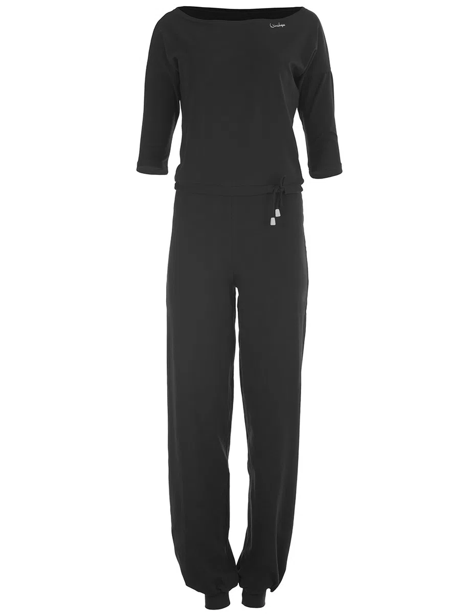 WINSHAPE Women's Damen 3/4-arm-jumpsuit Wjs2, Fitness Freizeit Sport Yoga Pilates Jumpsuit