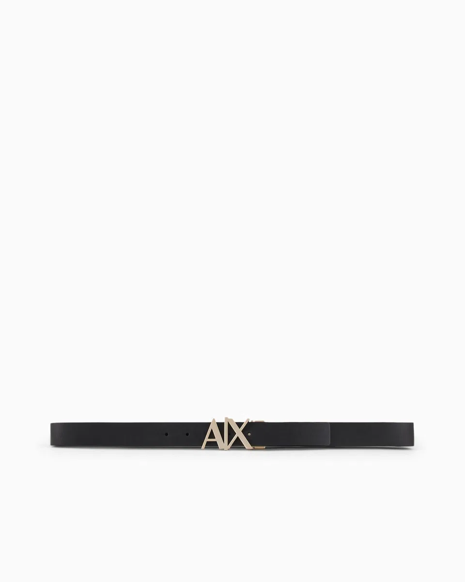 Emporio Armani Essential, Reversible, Logo Flip Closure Cinturón Hombre
