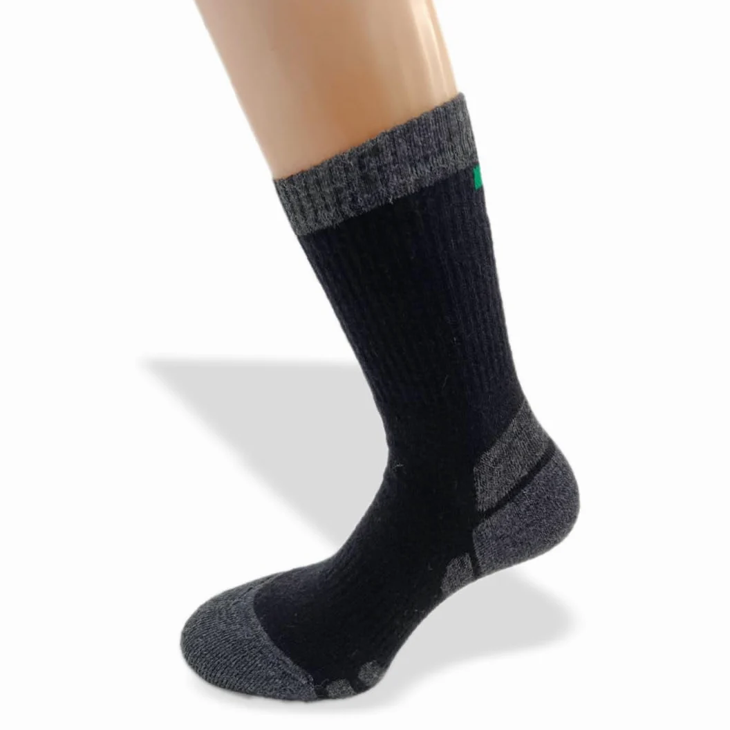 Calcetines de senderismo de lana merino, térmicos y transpirables, antiampollas, ideales para senderismo de invierno, unisex, paquete de 3 pares