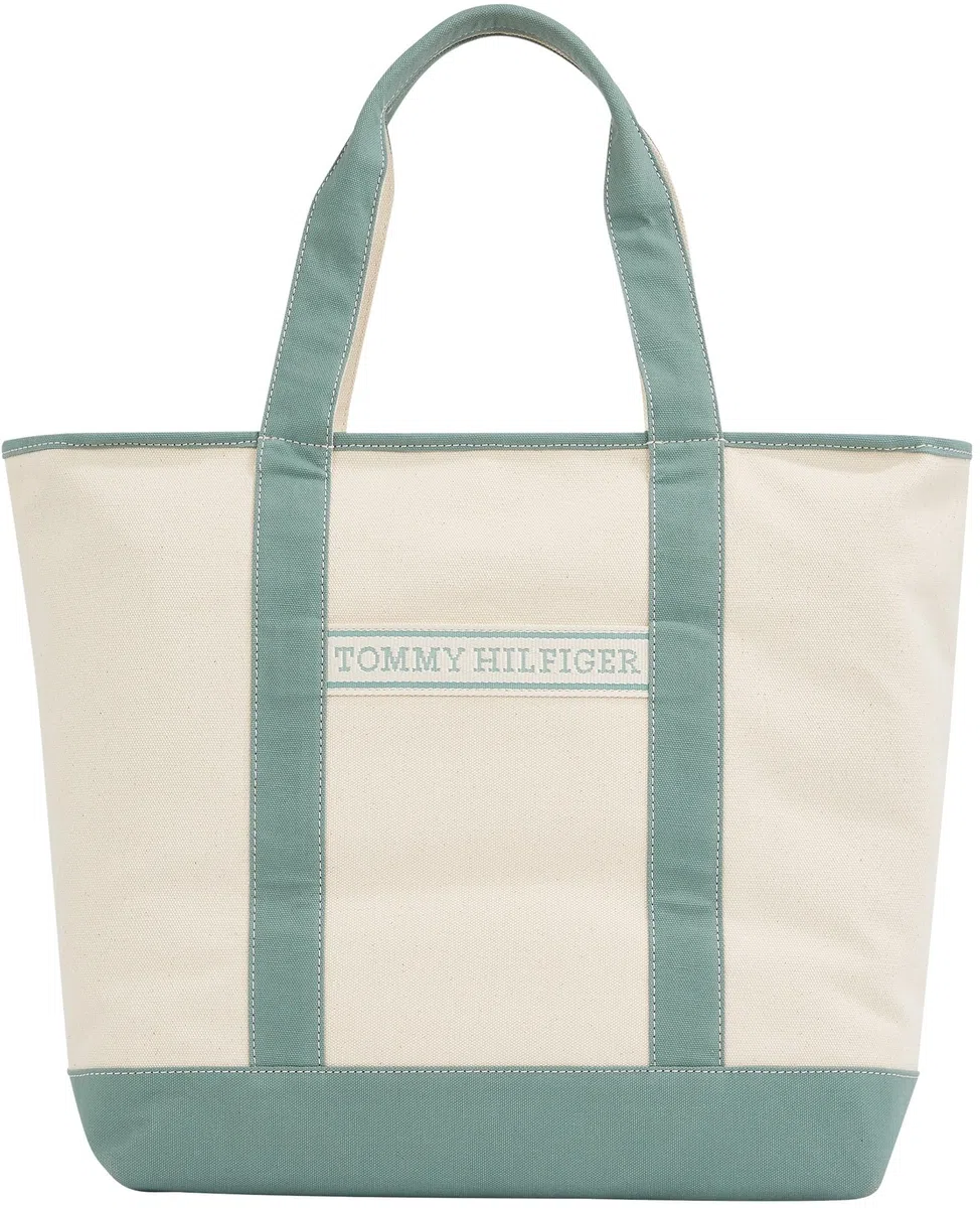 Tommy Hilfiger Bolso Tote Mujer Summer Canvas con asa