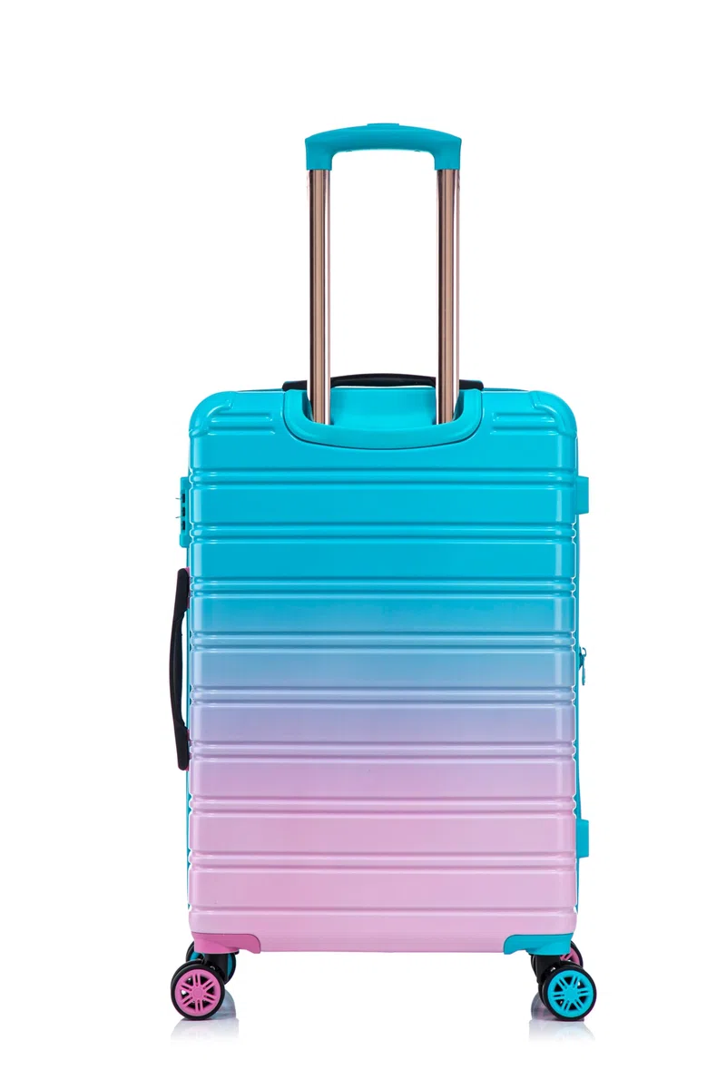 CELIMS - Maleta de Policarbonato | Maleta de Viaje Cabina | Maleta Cabina 55x40x20 cm | Trolley Cabina | Degradado Turquesa