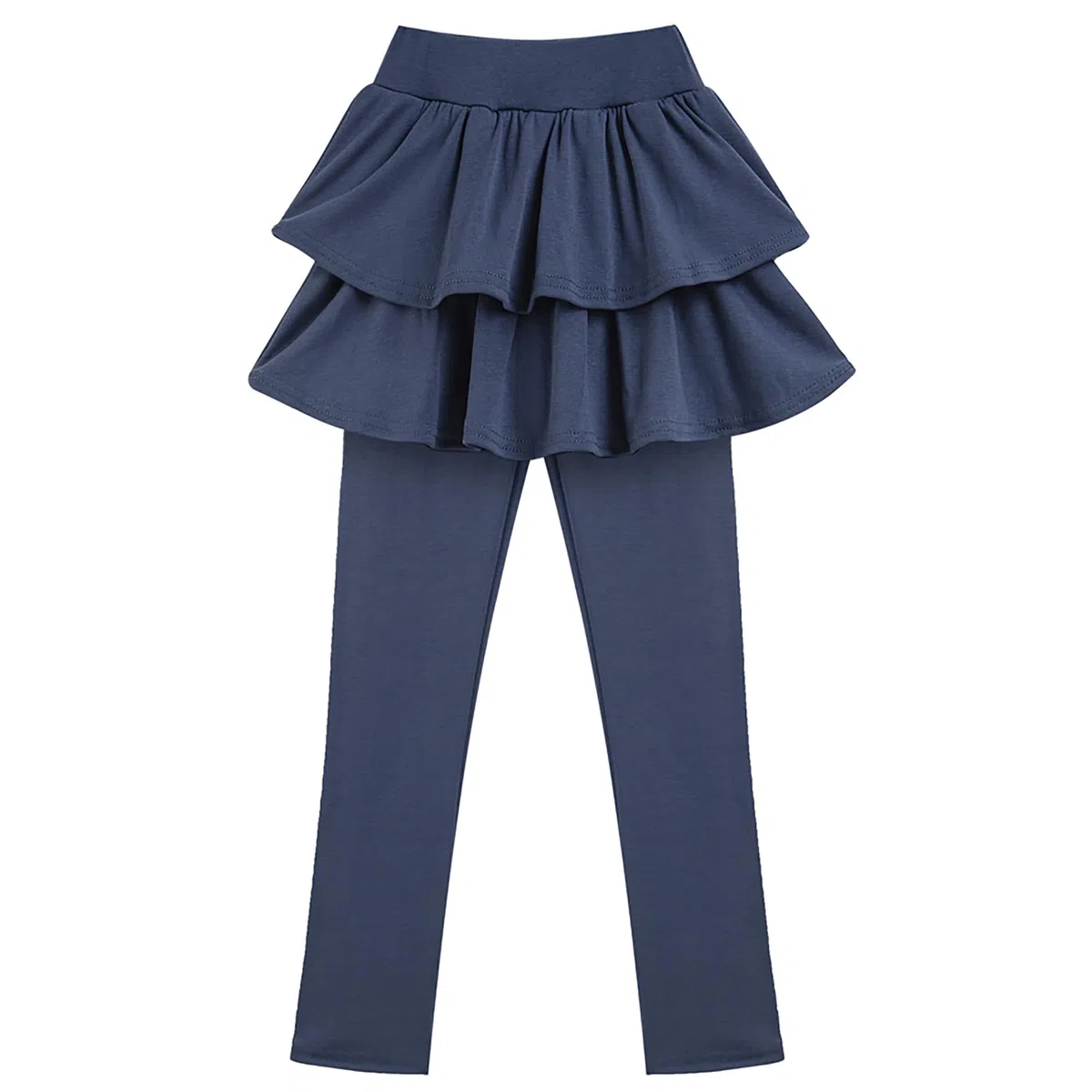 GUOWU - Leggings de Uniforme Escolar para niñas con Faldas elásticas cálidas 4-12 años