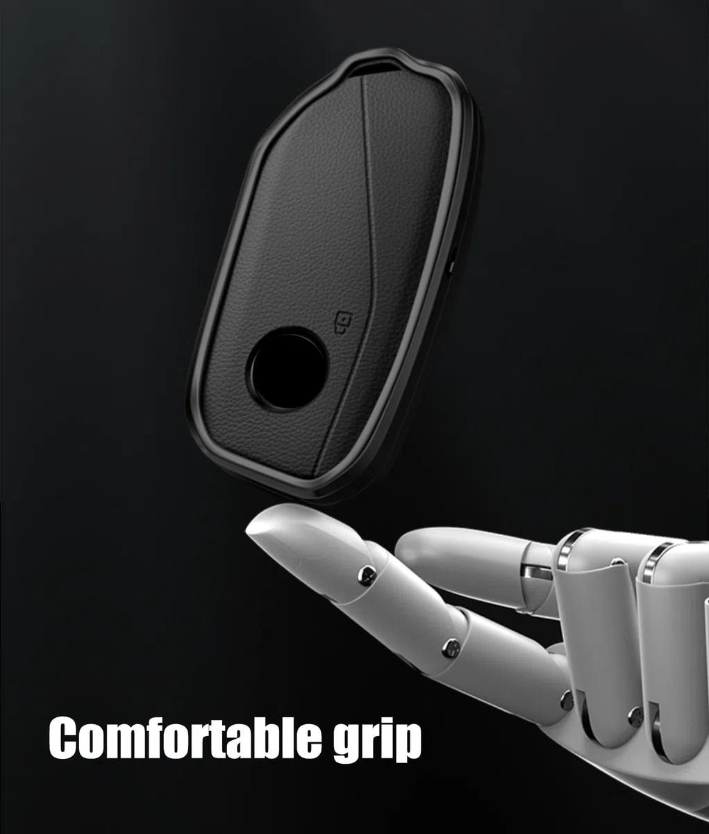 Funda para Llave de Coche para BMW 7 Series X5/X7/735Li/740Li/i7 X1 5 Series 2023 X6,Funda de Cuero TPU para Llave de Coche,Carcasa de protección Completa,D