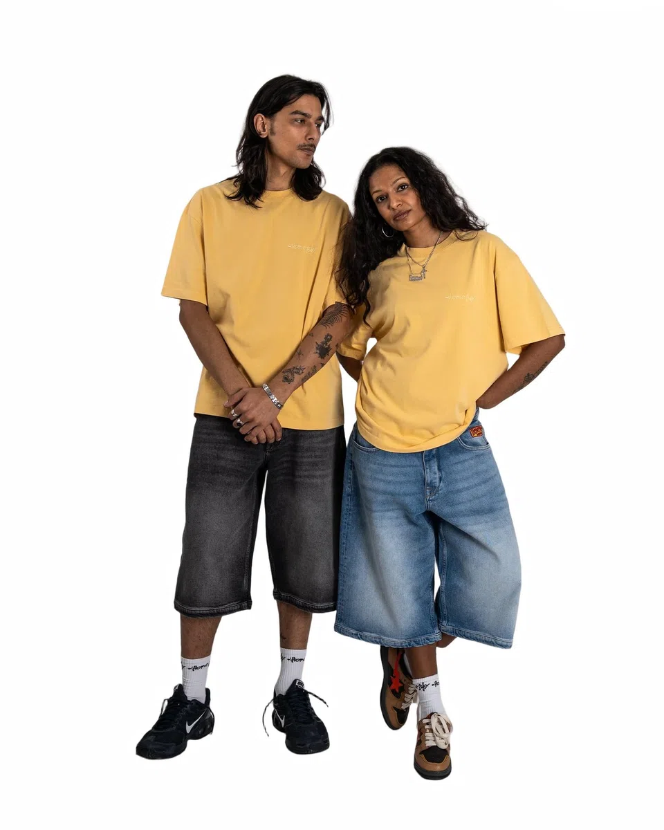 Homeboy Unisex Pencil T-Shirt Yellow XXS