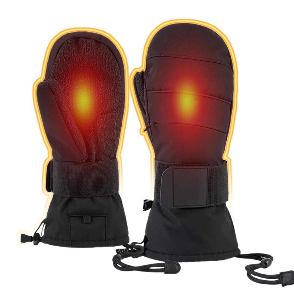 Guantes de invierno para pantalla táctil, con protector de muñeca, guantes de ciclismo con forro polar, para hombre, motocicleta, esquí, nieve, ciclismo, snowboard