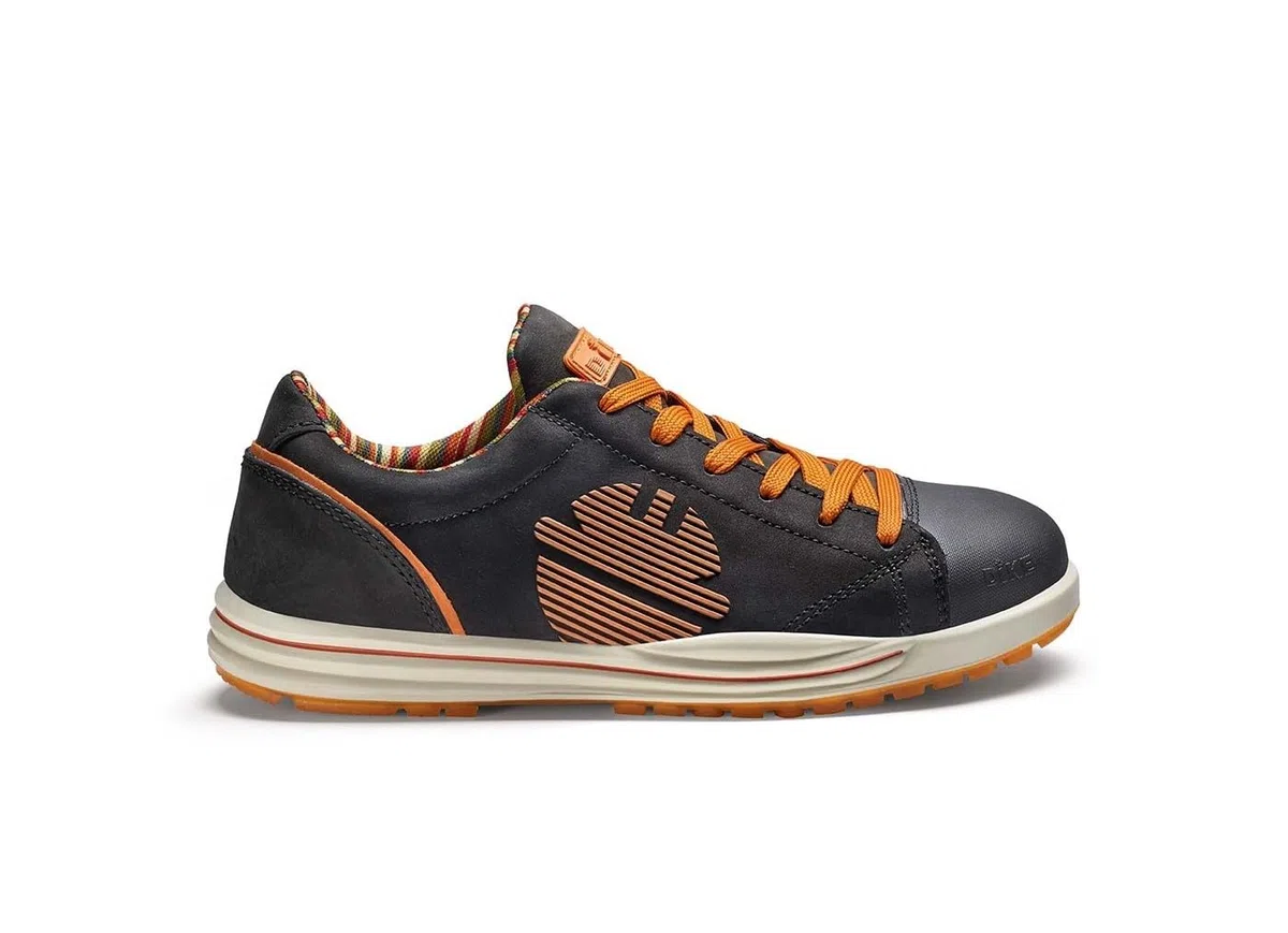 Dike - Glider Garish S3 Zapato de Trabajo, Seguridad Zapatilla de Dike Negro