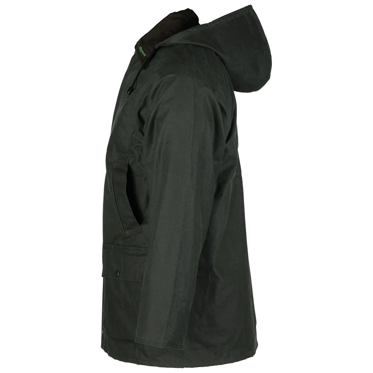 Romneys Chaqueta de cera inglesa forrada – El original | Robusto impermeable y cortavientos | Cálido y forrado como chaqueta de invierno con capucha