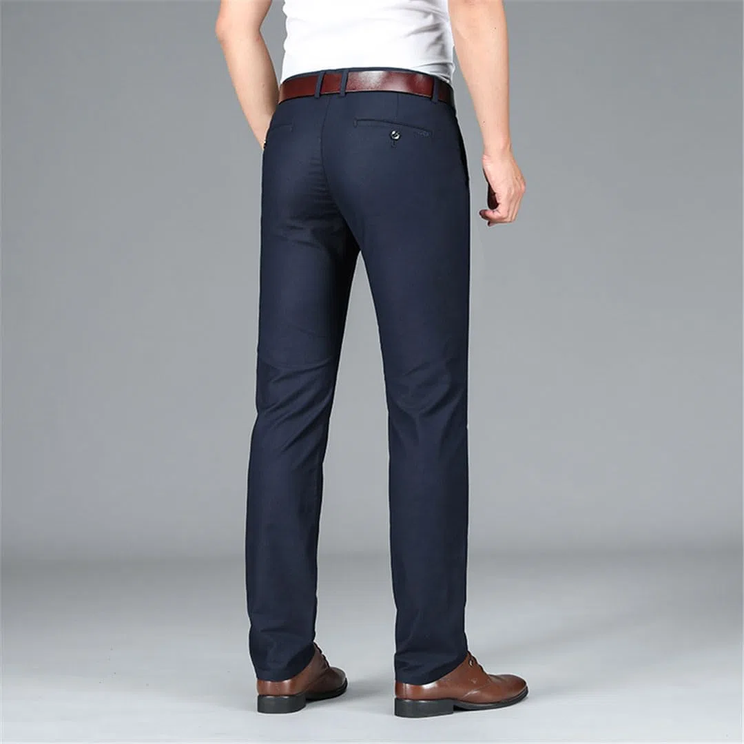 Vogrtcc Pantalones Casuales Elásticos para Hombre Pantalones De Negocios